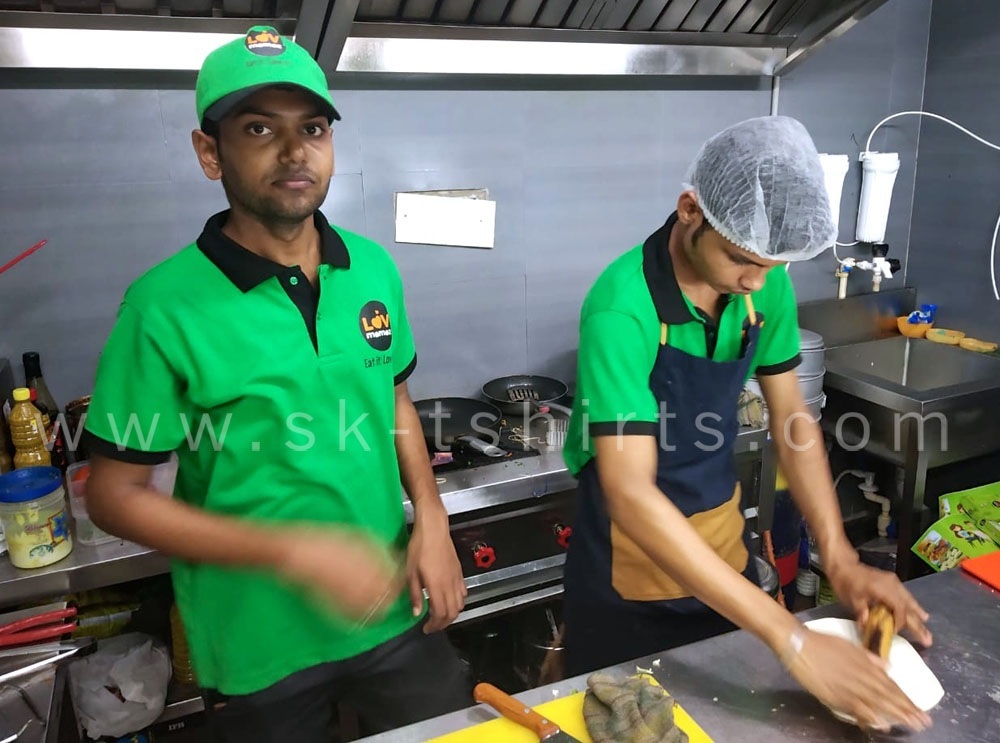 Restaurant Uniform T-shirts Manufacturer in Pune | SK-Tshirts